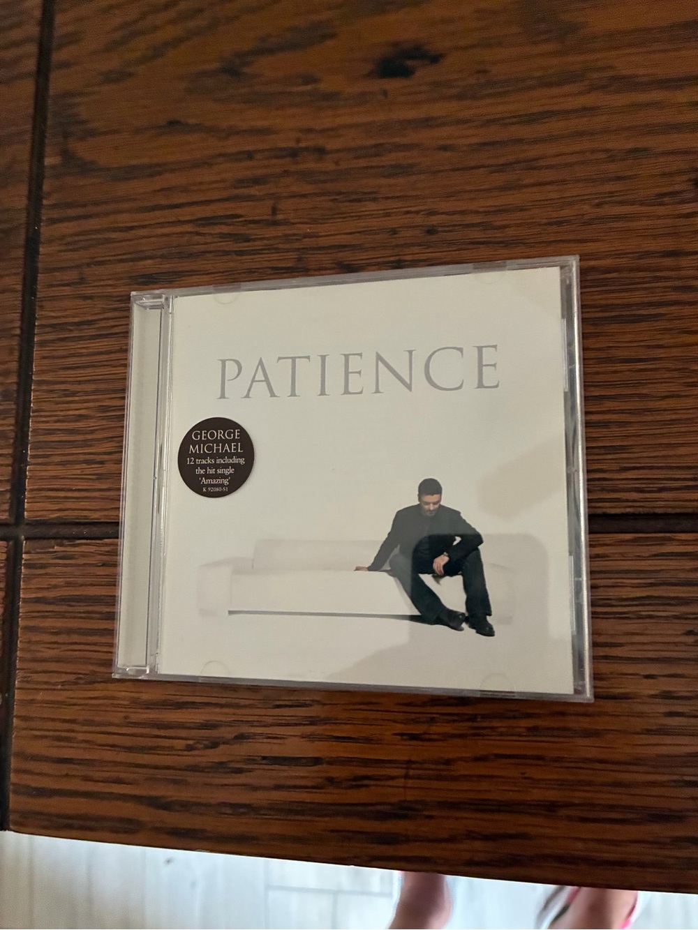 George Michael — Patience (White Cover) CD — Deluxe Studio Album